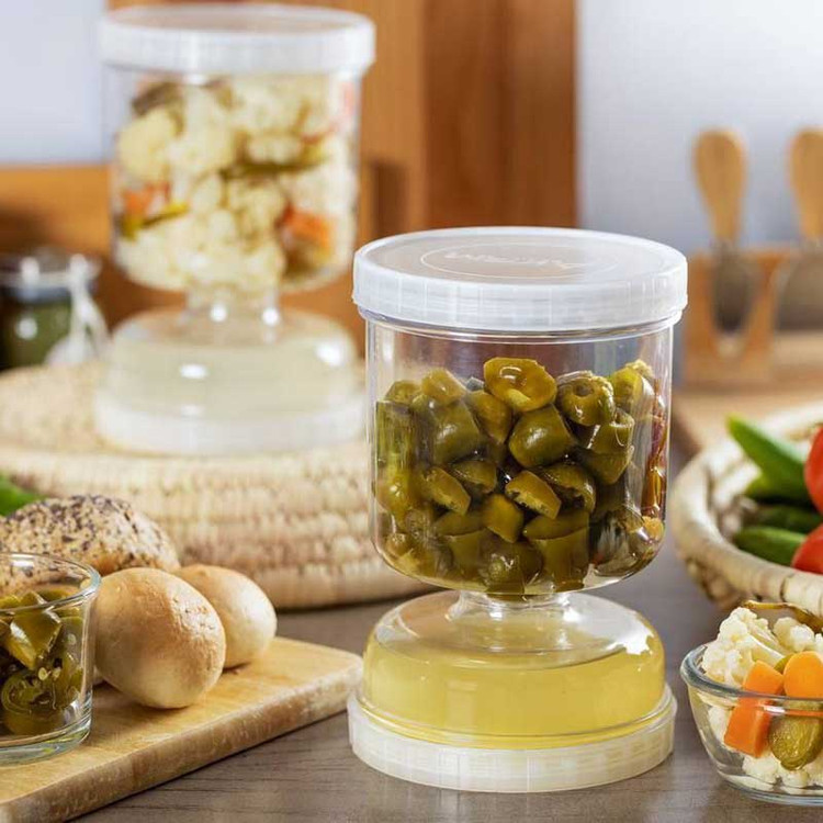 ظرف نگهدارنده خیارشور و ترشیجات و پنیر