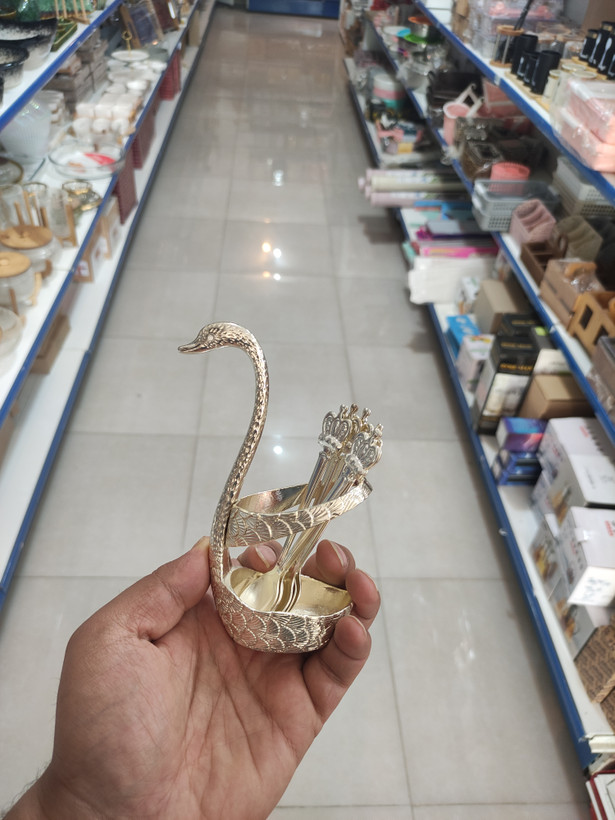 ست جاقاشقی طرح قو زومبا ۶ عددی
