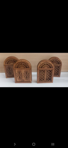 جاکلیدی چوبی دربدار لیزری