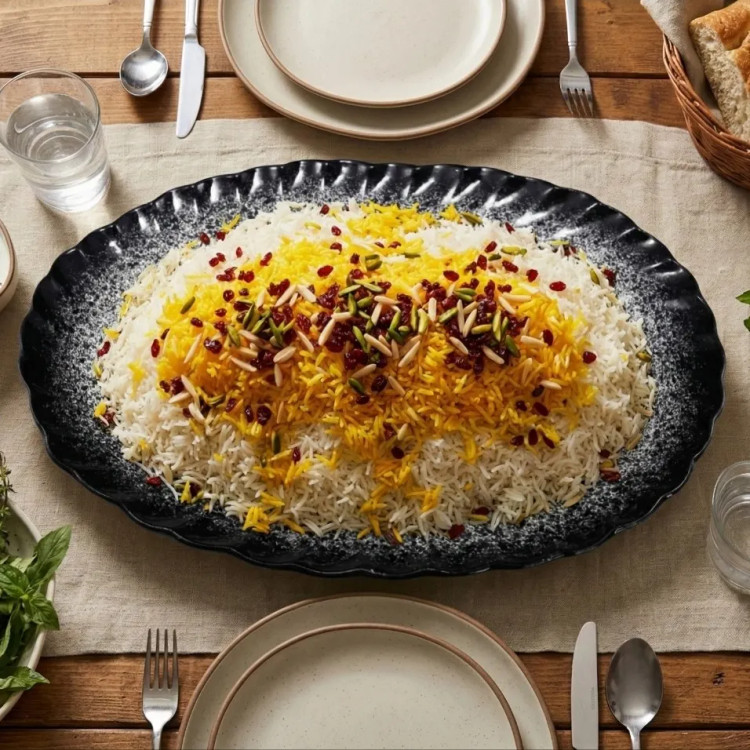 دیس پلوخوری مشکی ملورین