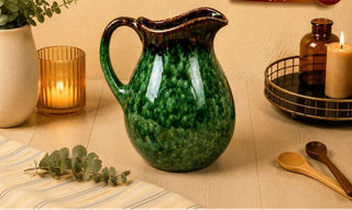پارچ سرامیکی زمردی